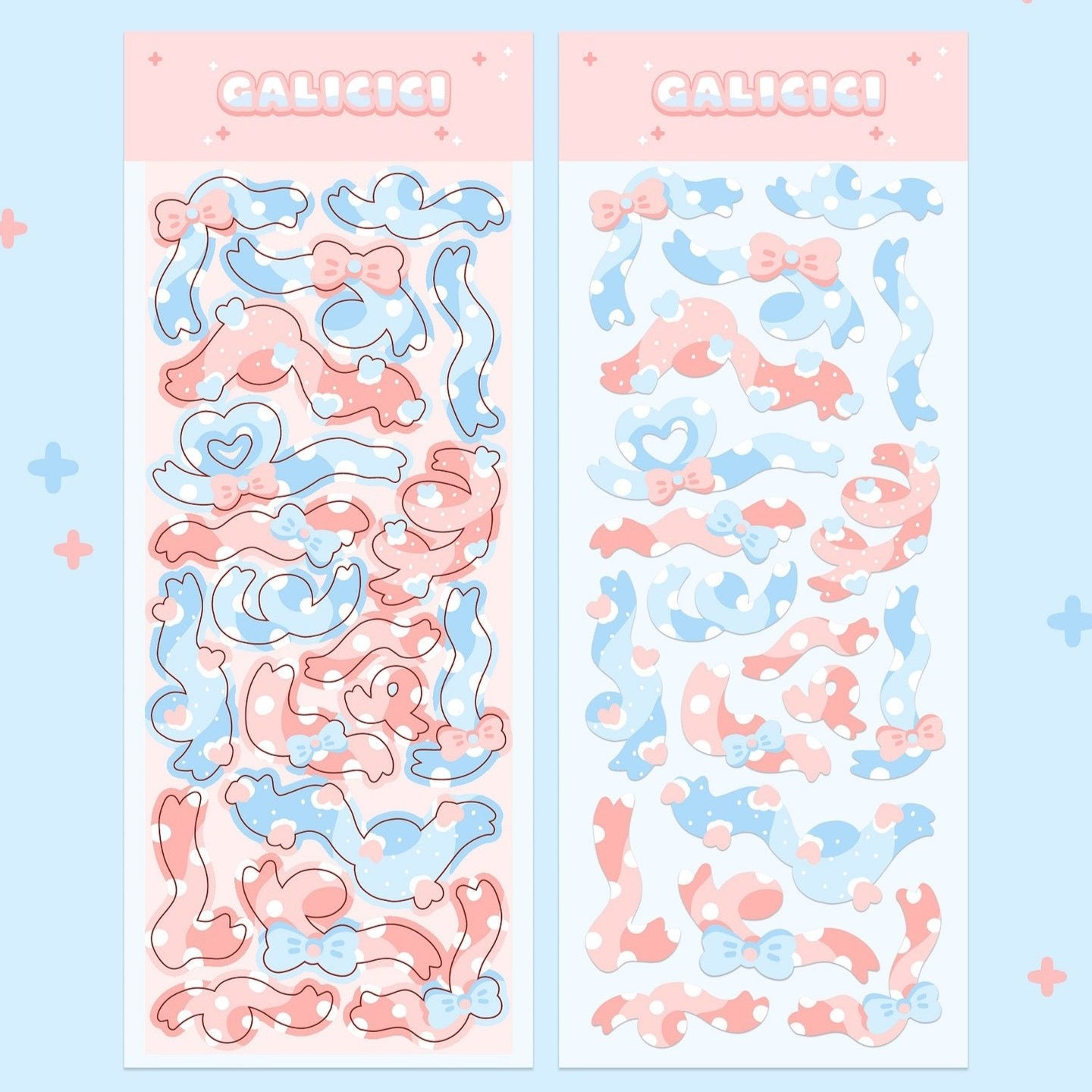 Confetti Ribbon Sticker