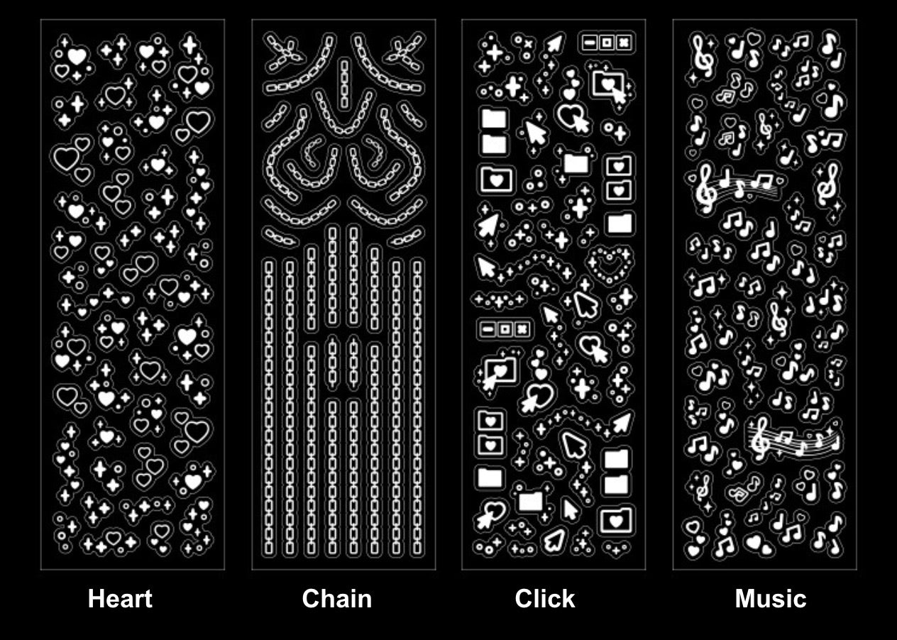 Holographic Deco Sticker