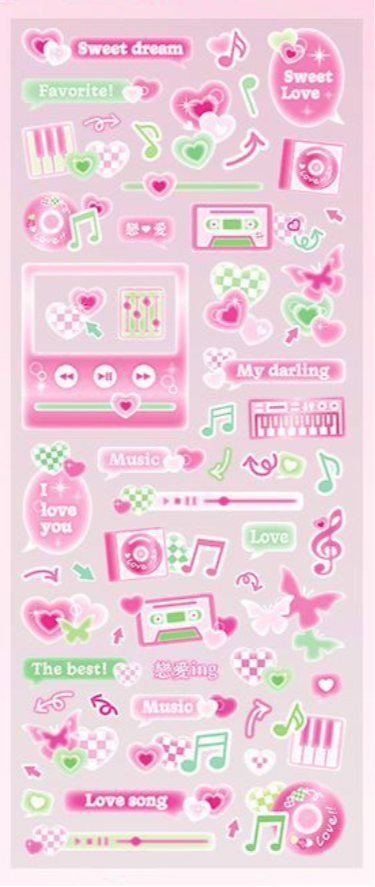 Y2K sweet dream stickers