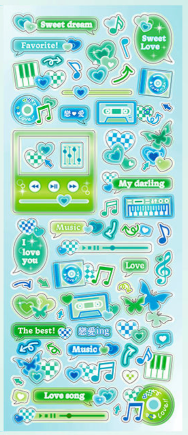 Y2K sweet dream stickers