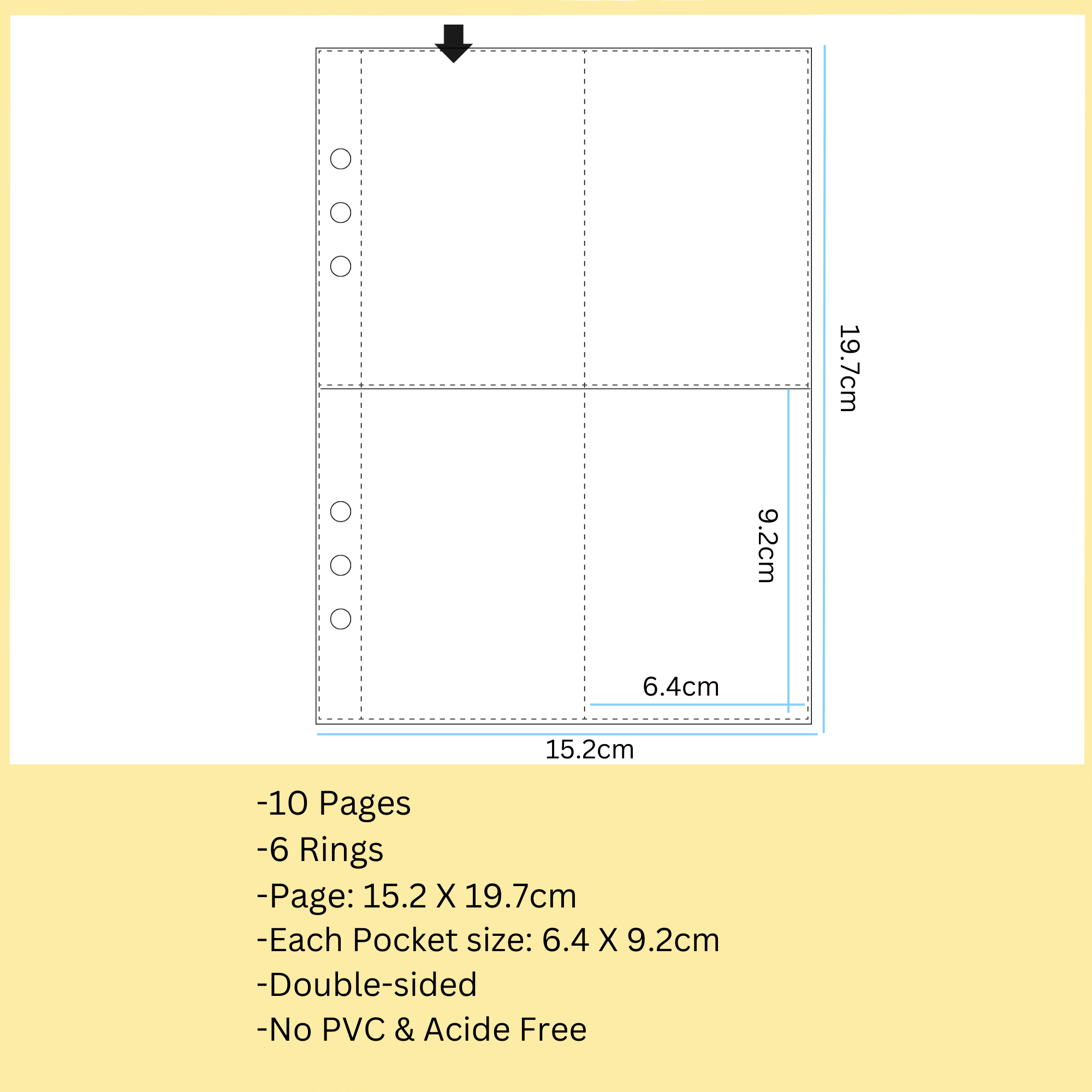 A5 Clear Acrylic Photo Binder