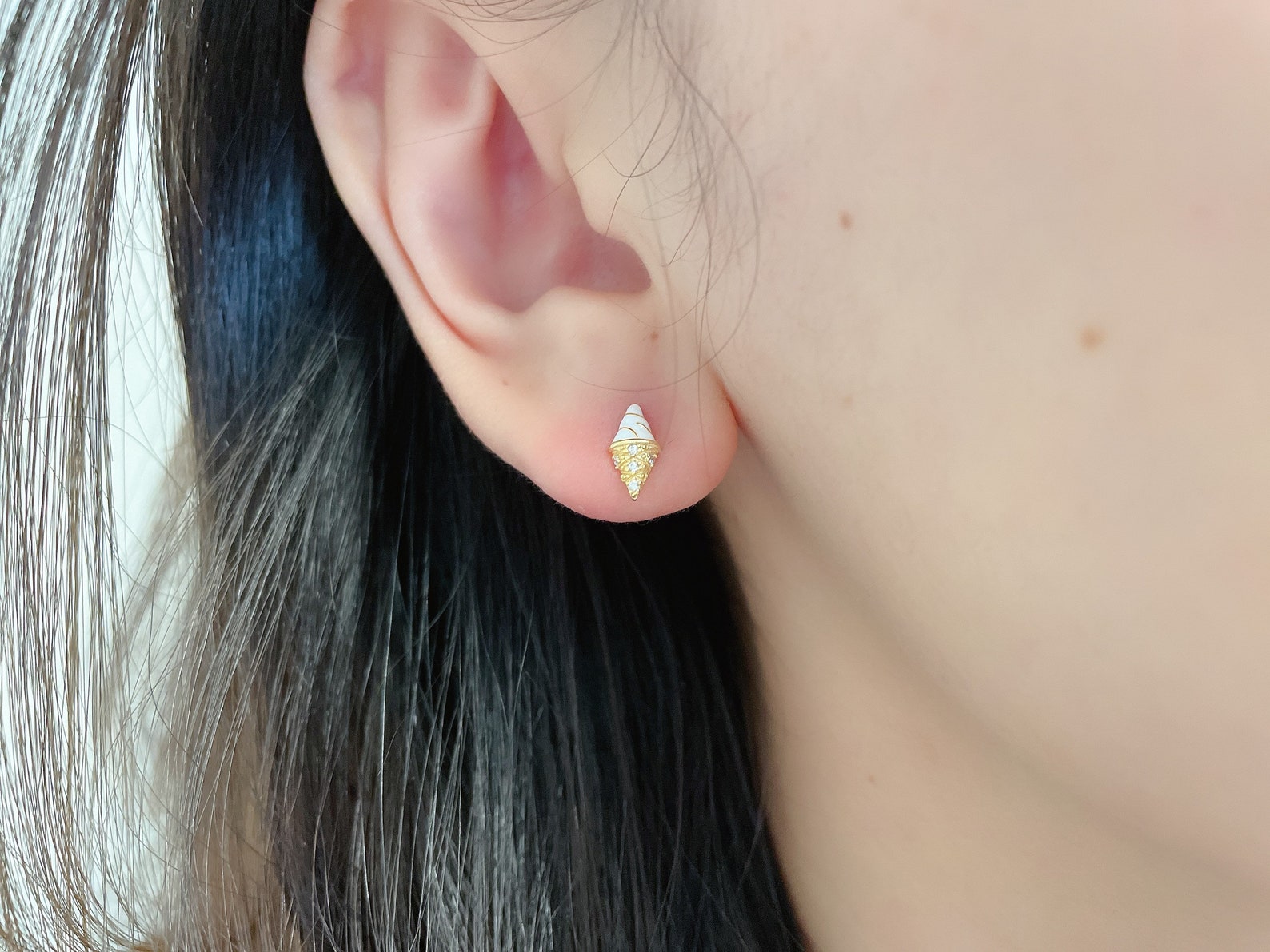 Tiny Ice Cream Earrings