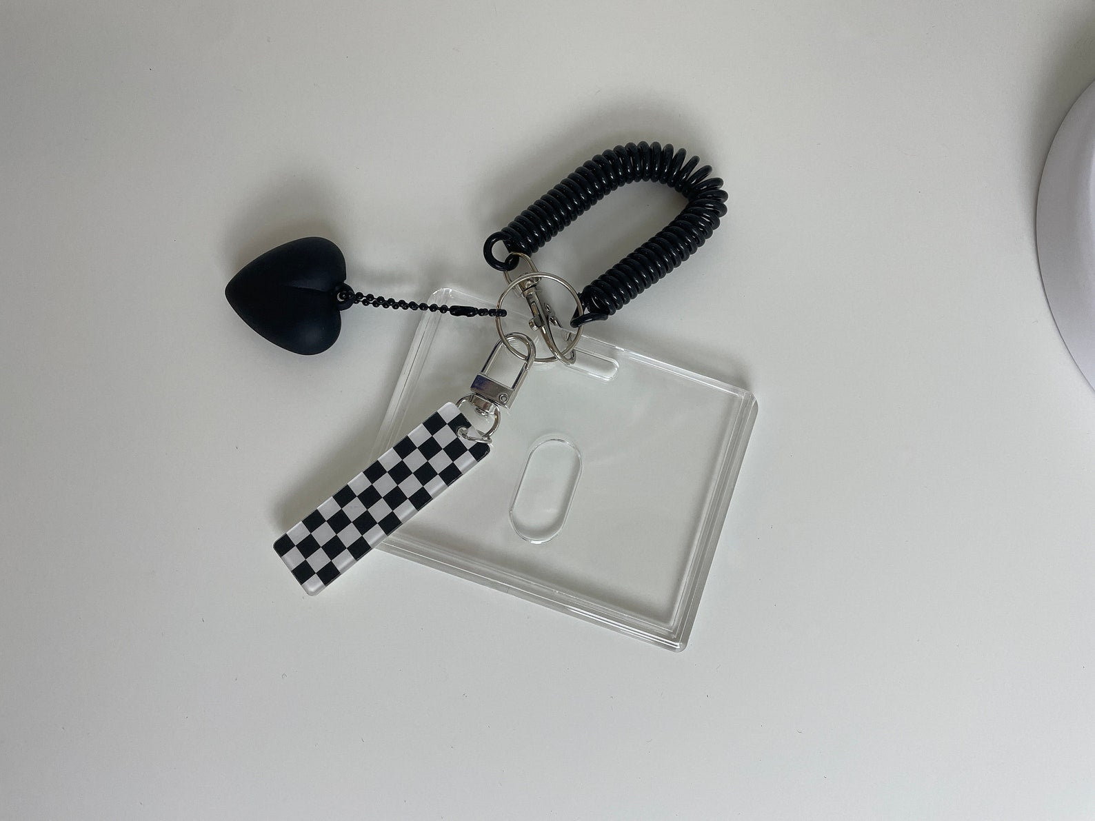 Clear Acrylic Photocard Holder with KeyChain