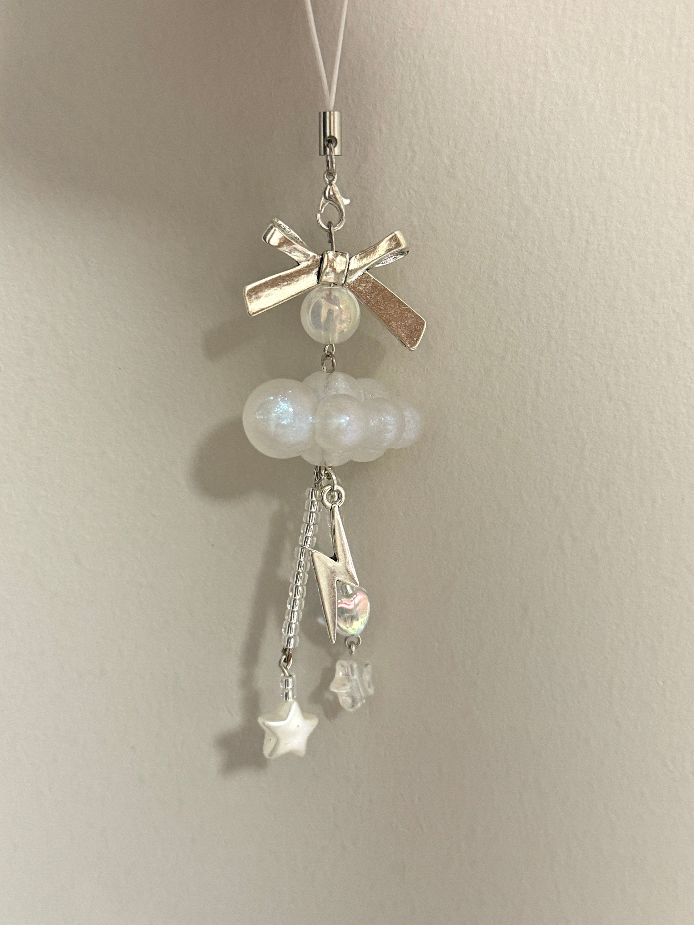 Cloud Charm Keychain