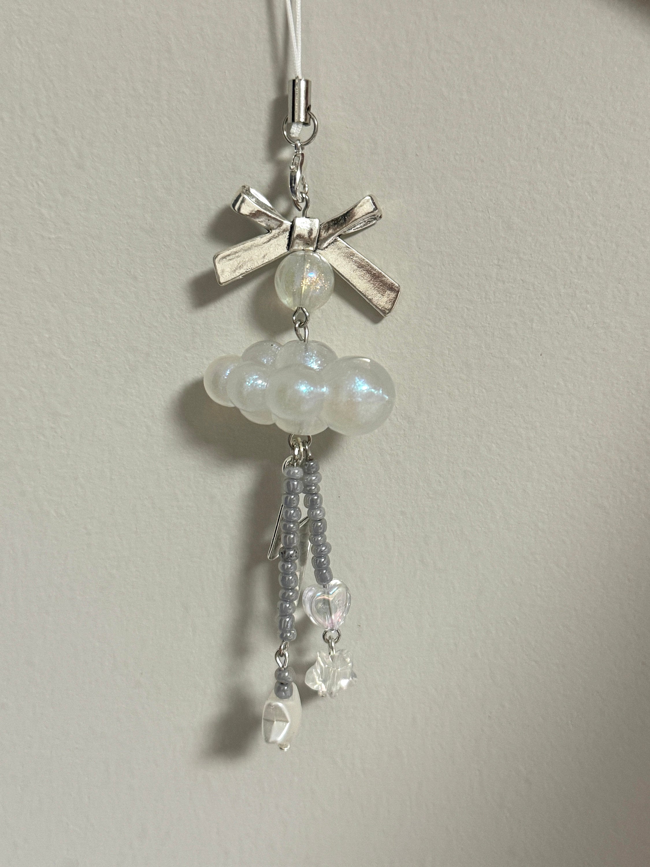 Cloud Charm Keychain