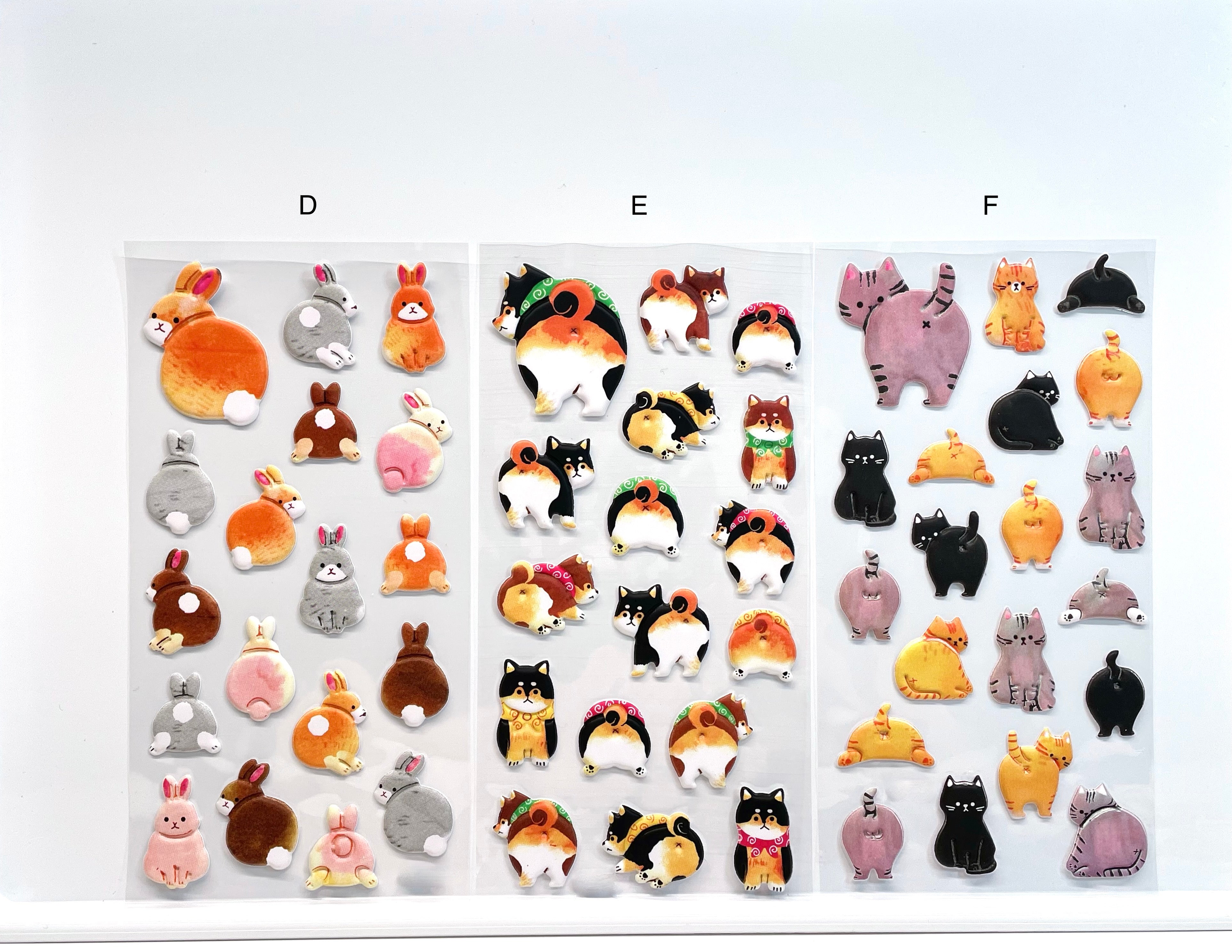 3D Puffy Animal Sticker