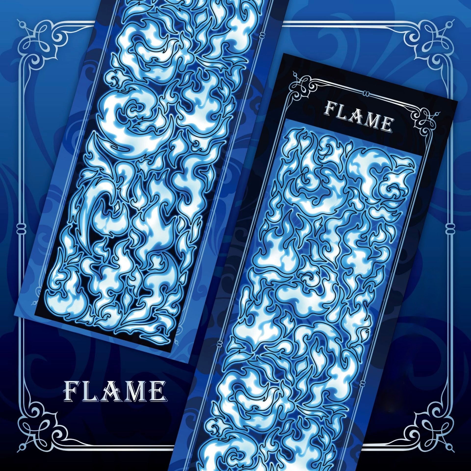 Flame Sticker Sheet