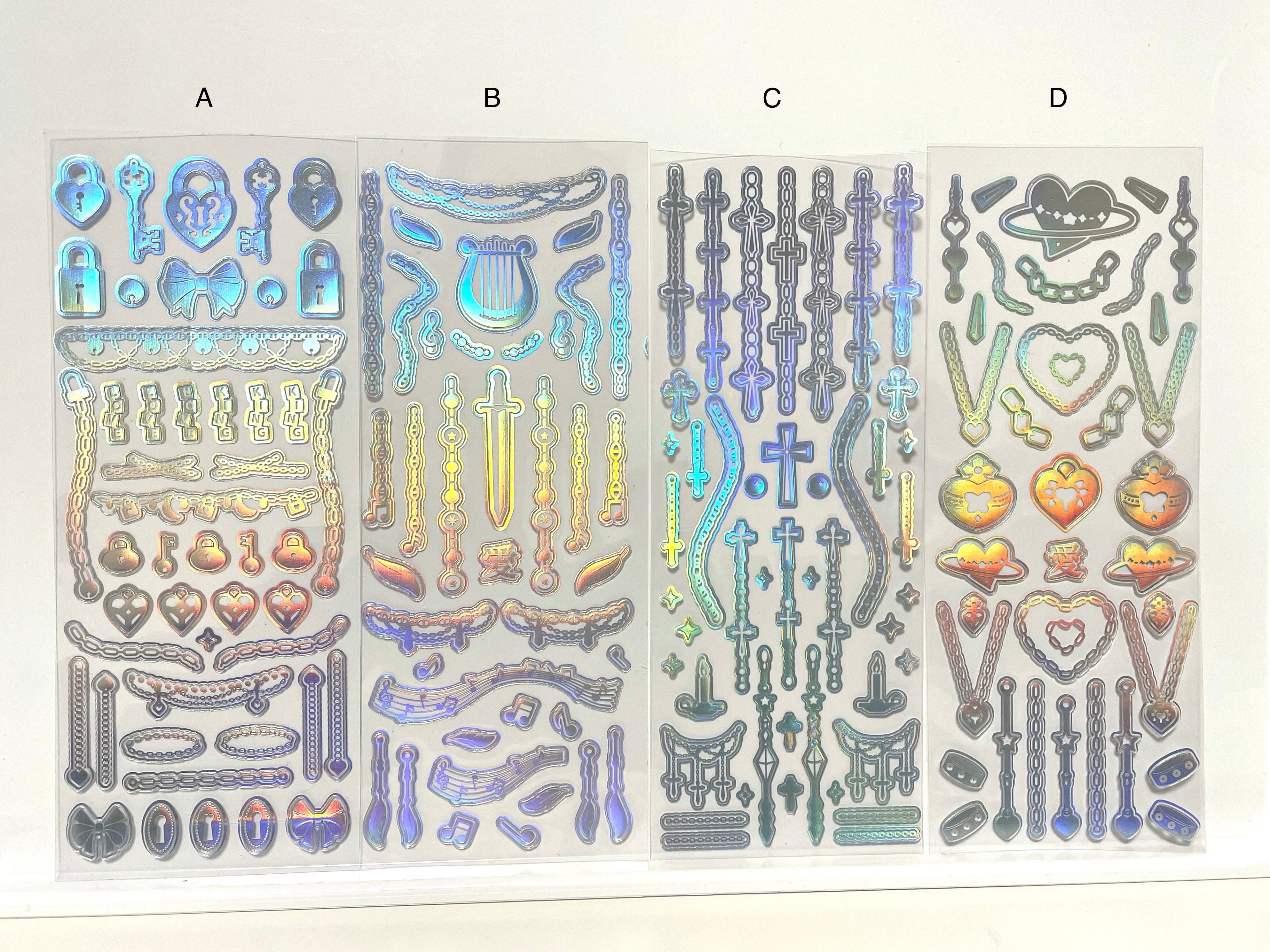 Chain & Lock Sticker Sheet