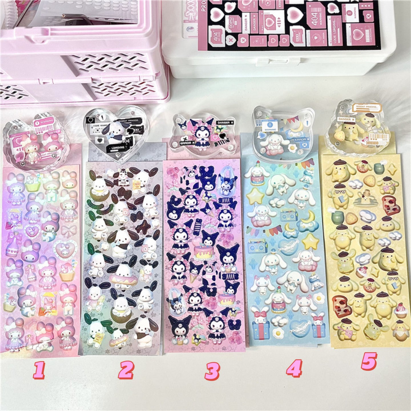 Kitty & Puppy Stickers