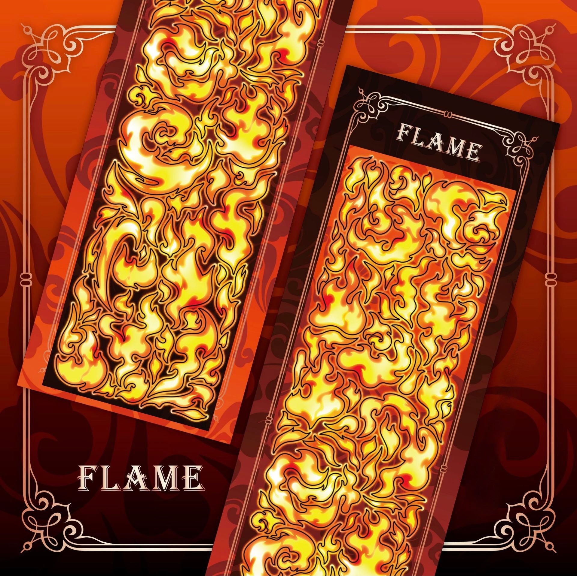 Flame Sticker Sheet