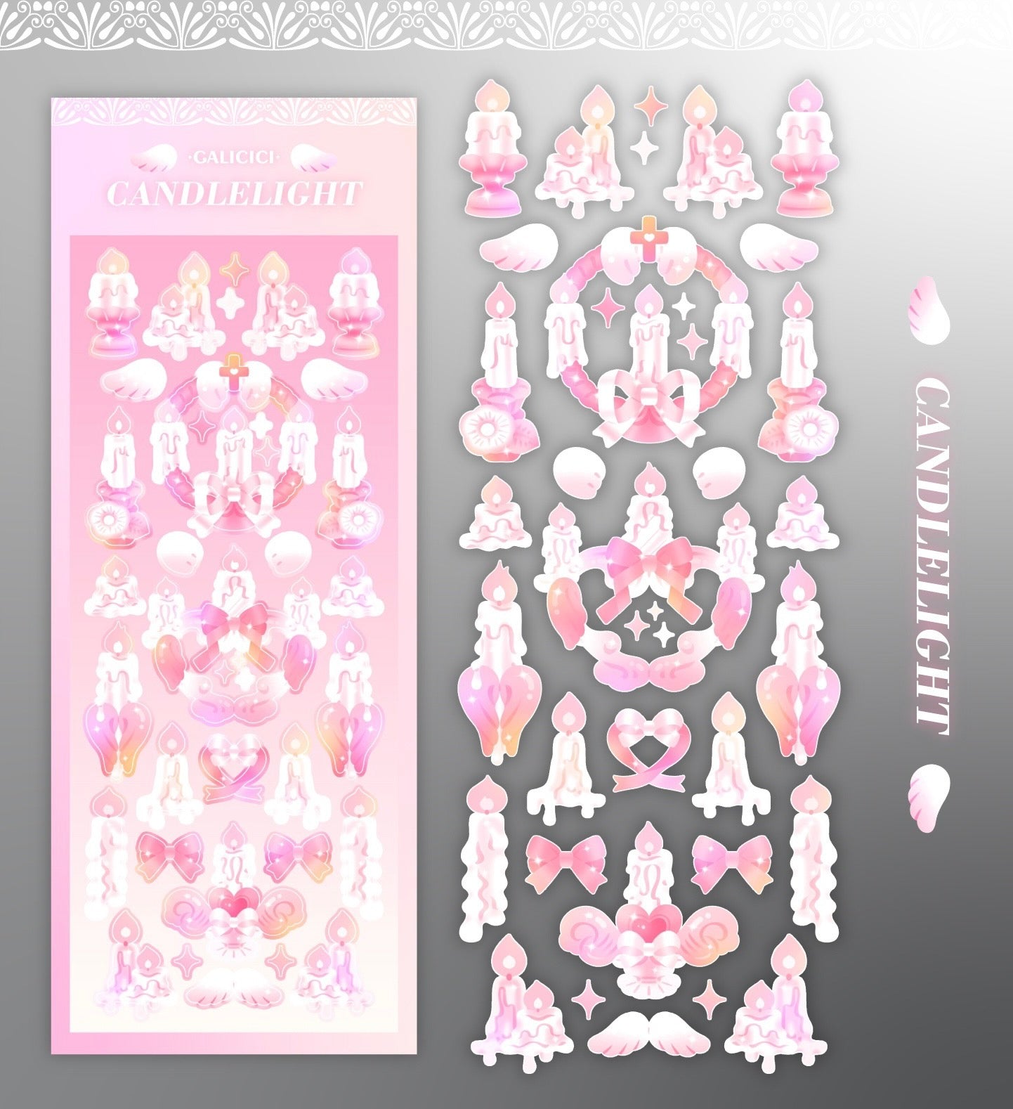 Candlelight Stickers