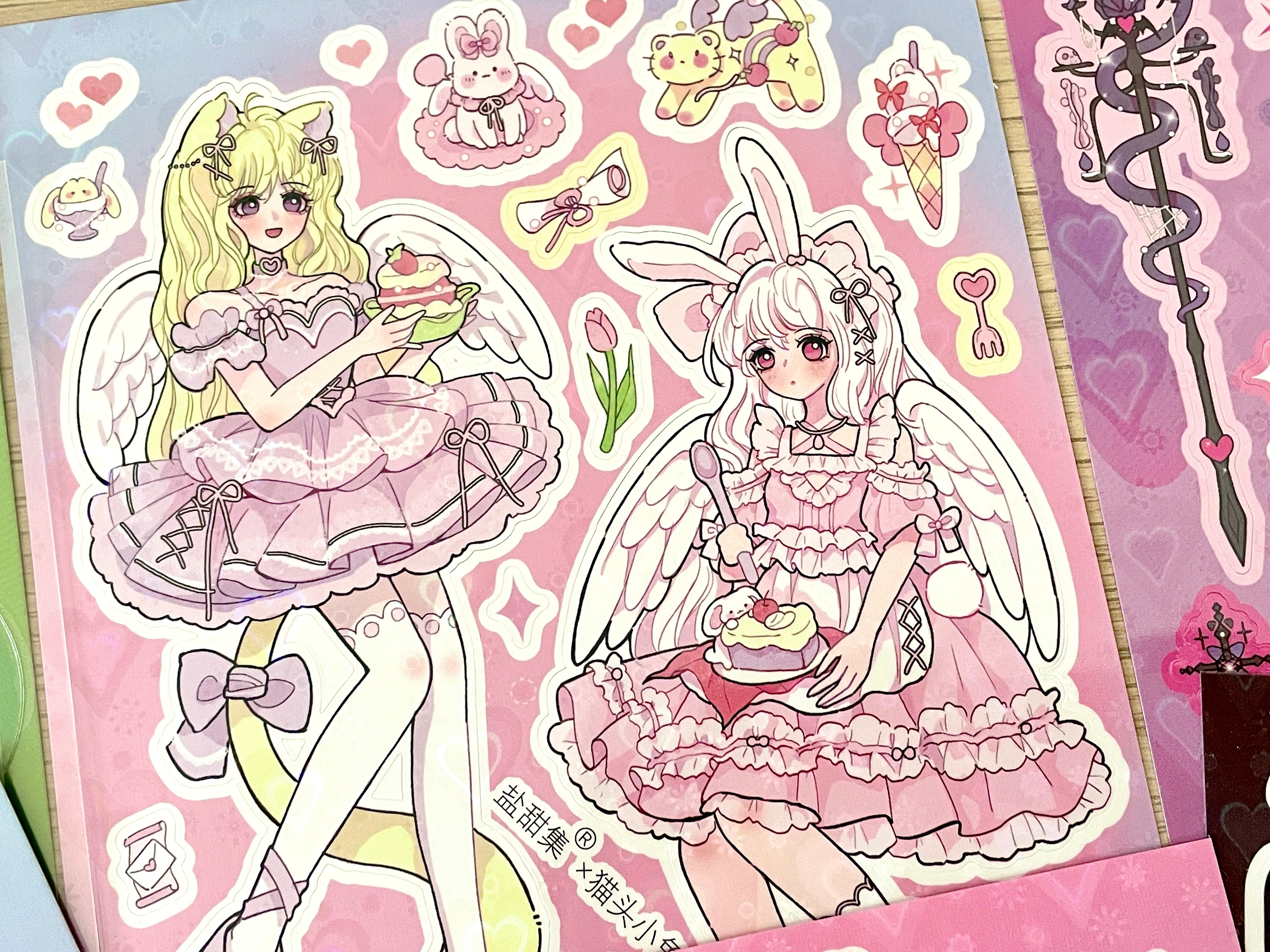 Anime Girl Stickers