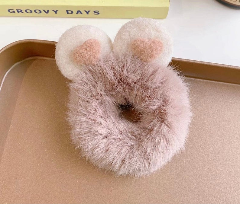Fluffy Hair Scrunchies