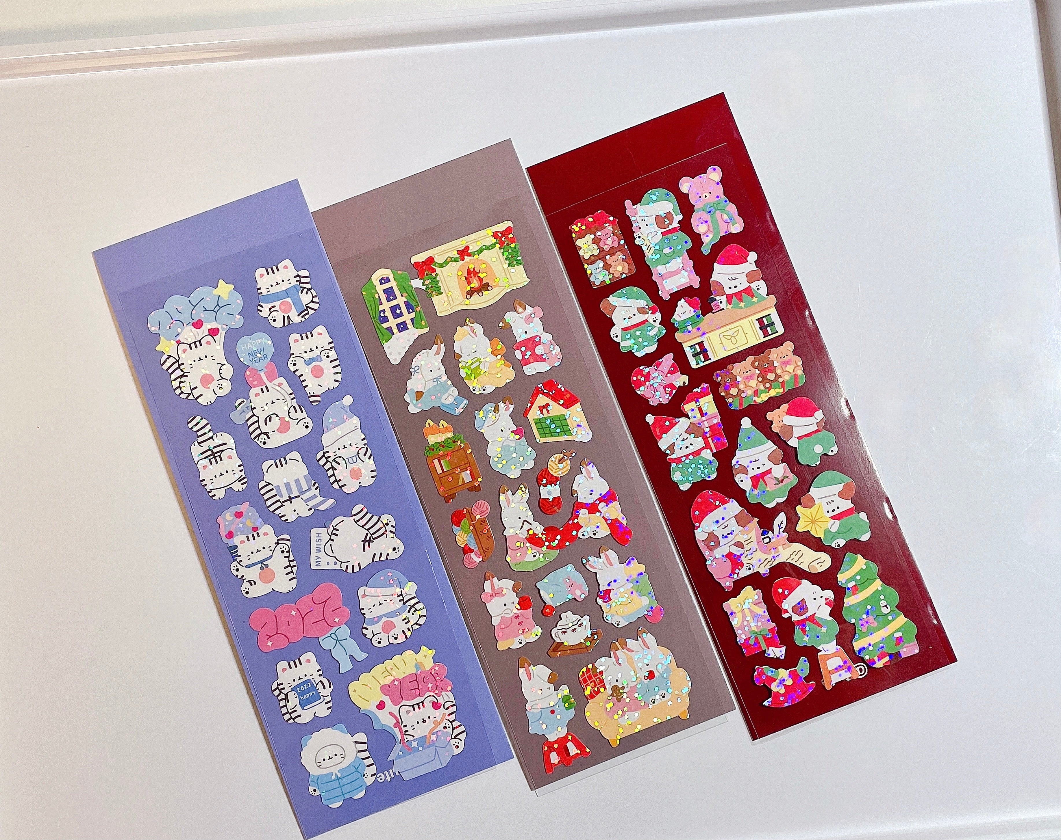 Bunny and Bear Toploader Sticker