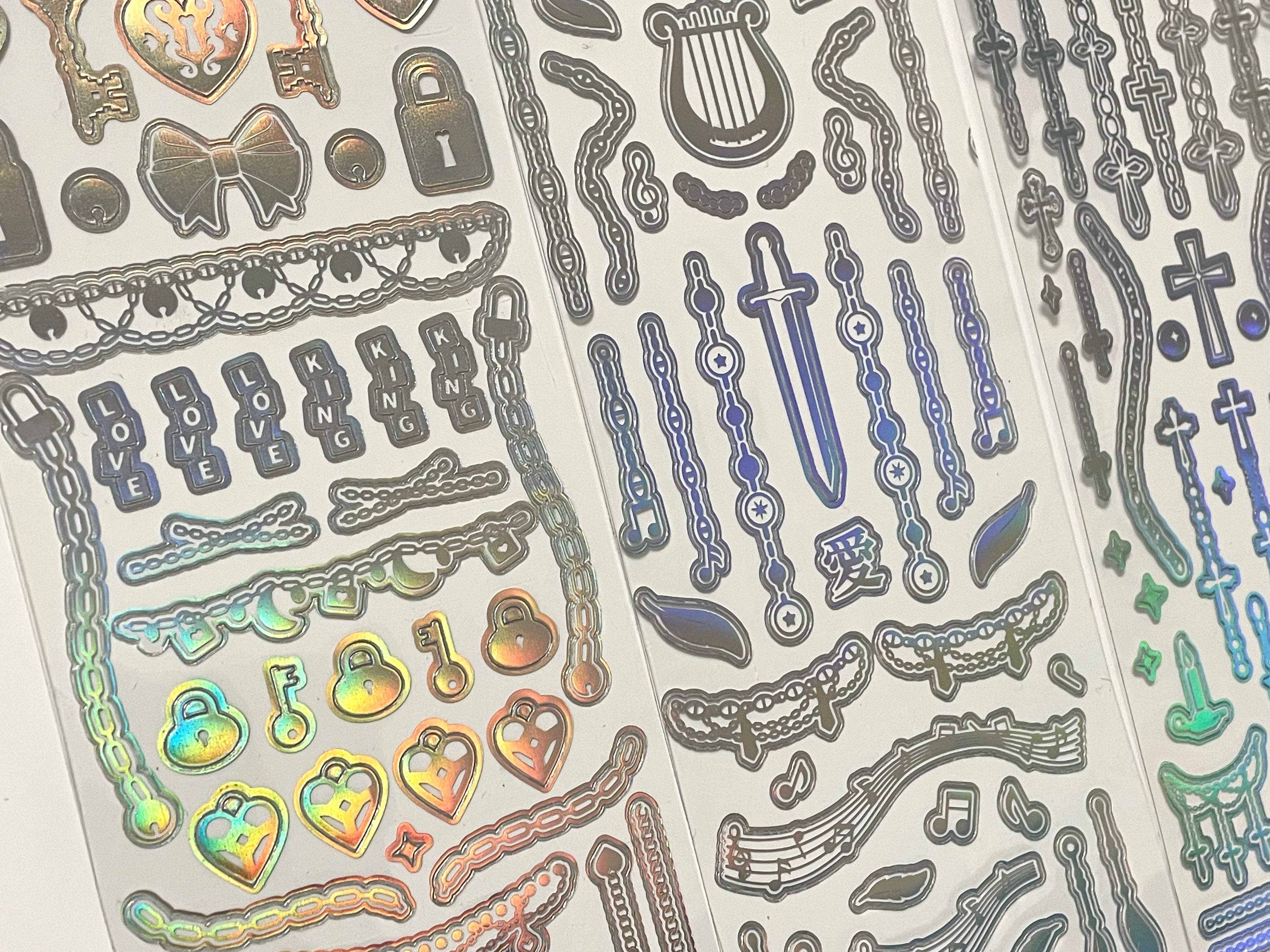 Chain & Lock Sticker Sheet