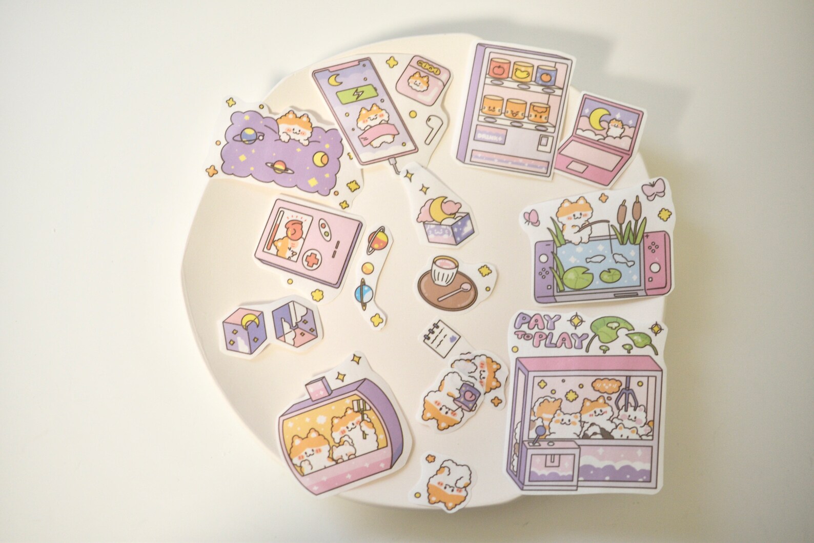 Cute animal stickers, scrapbook stickers, note book sticker
