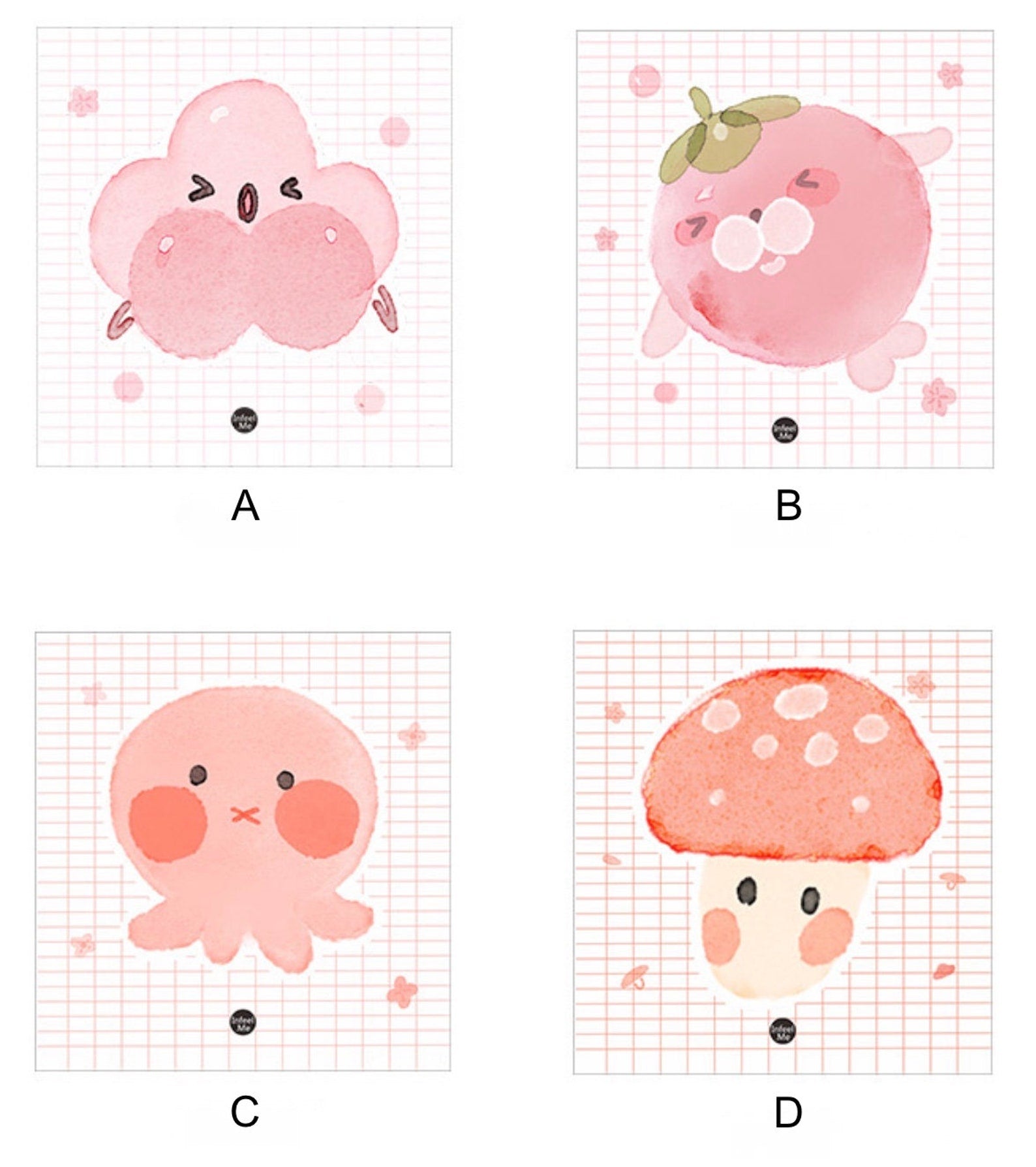 Cute Animal Sticky Memo Pad