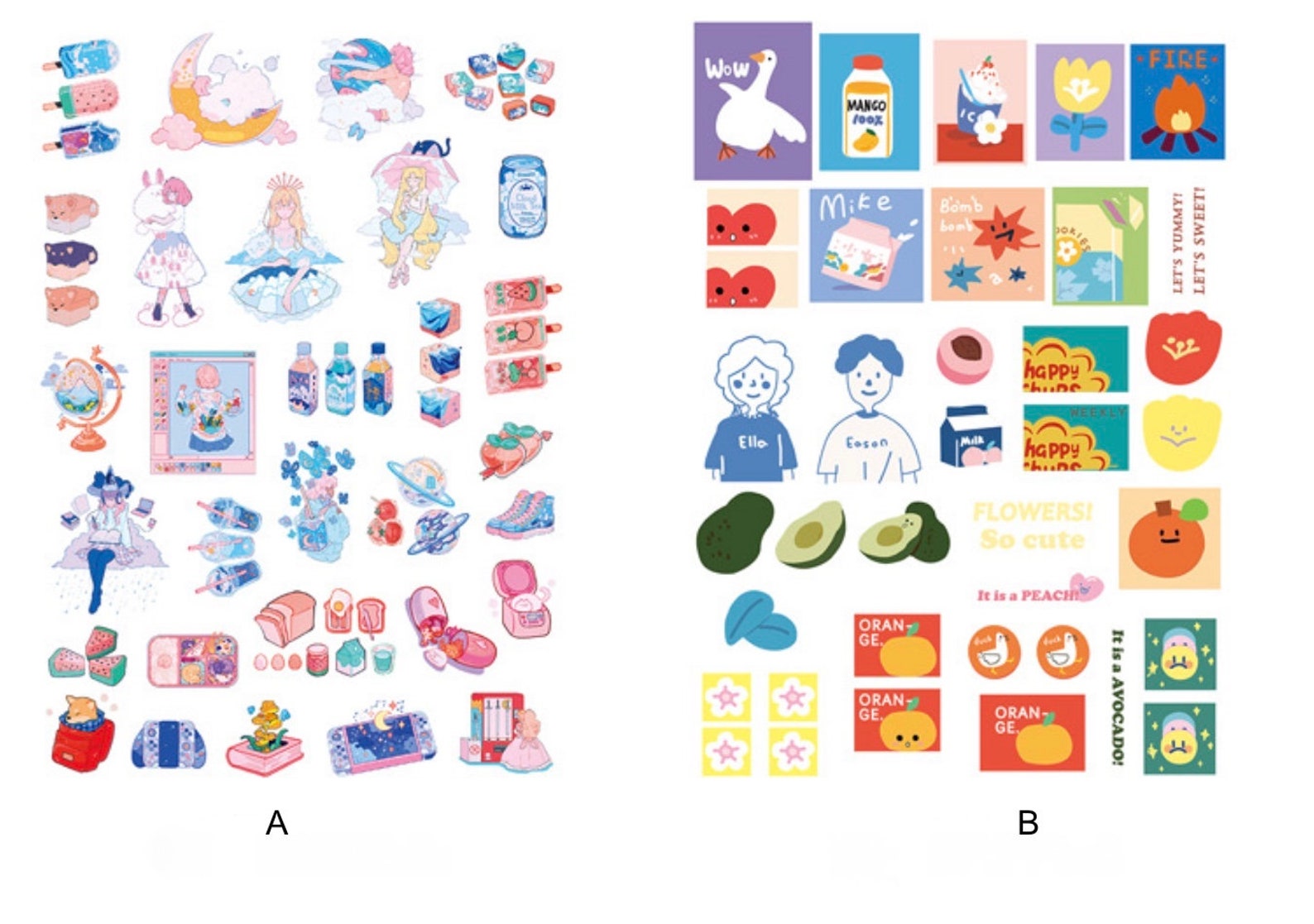 Scrapbooking Deco Sticker Pack