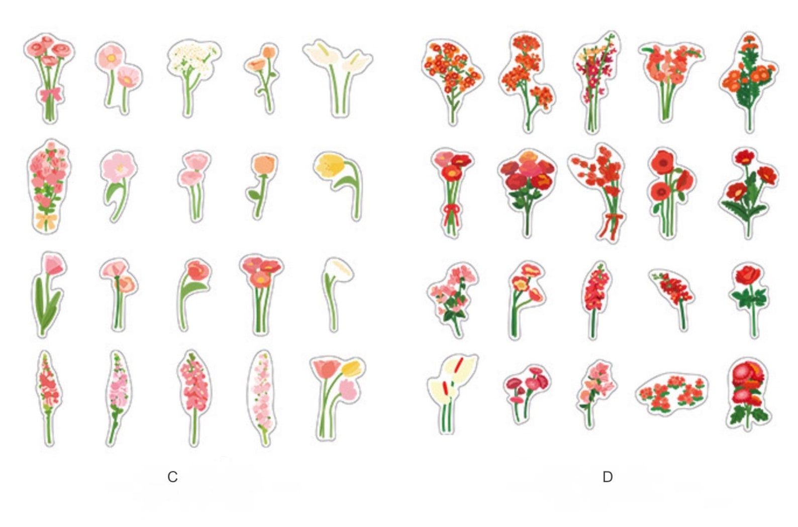 Floral Decor Stickers