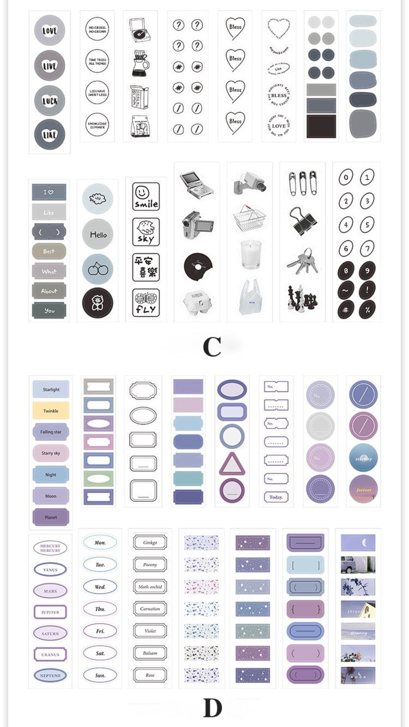 Page Bookmark Stickers