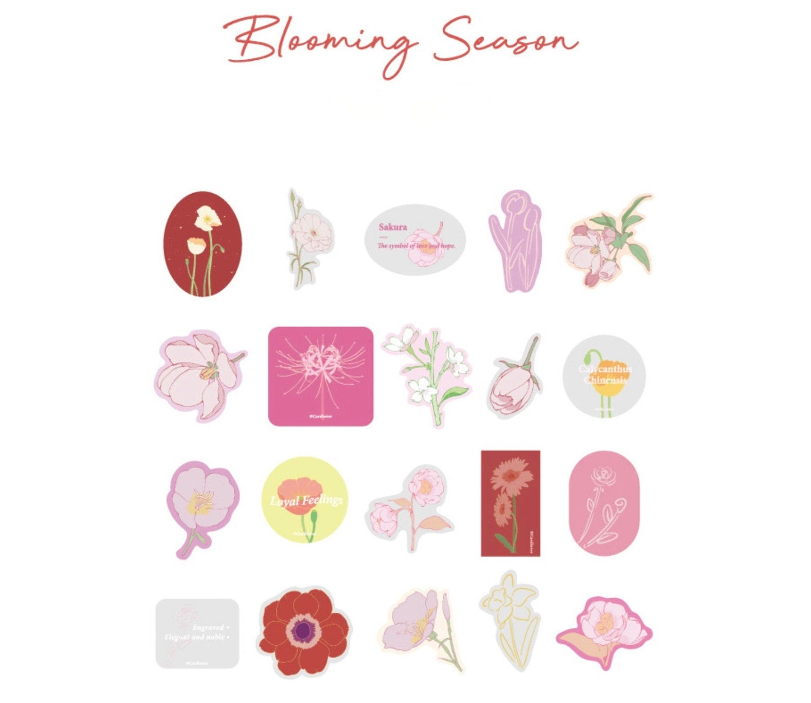 Flower Deco Stickers