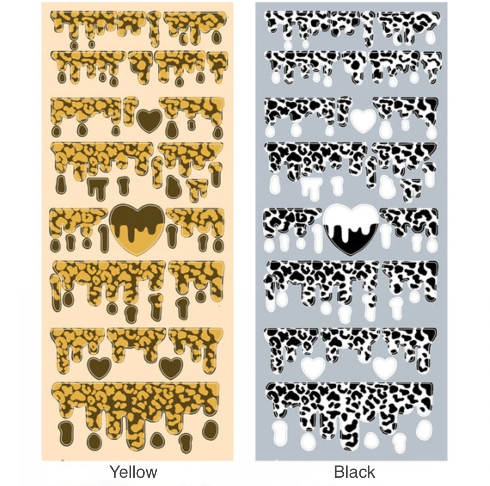 Leopard Heart Sticker