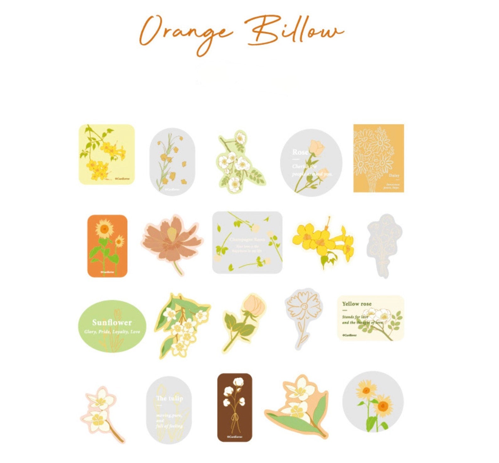 Flower Deco Stickers