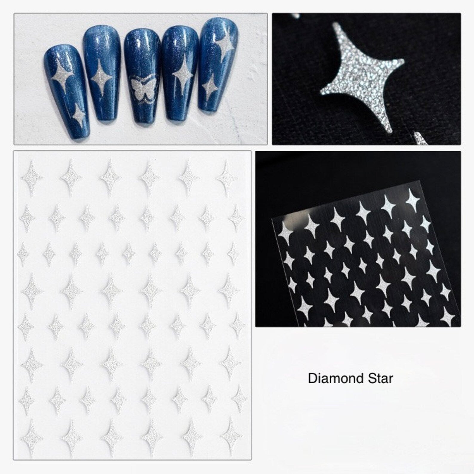 Glitter Nail Sticker