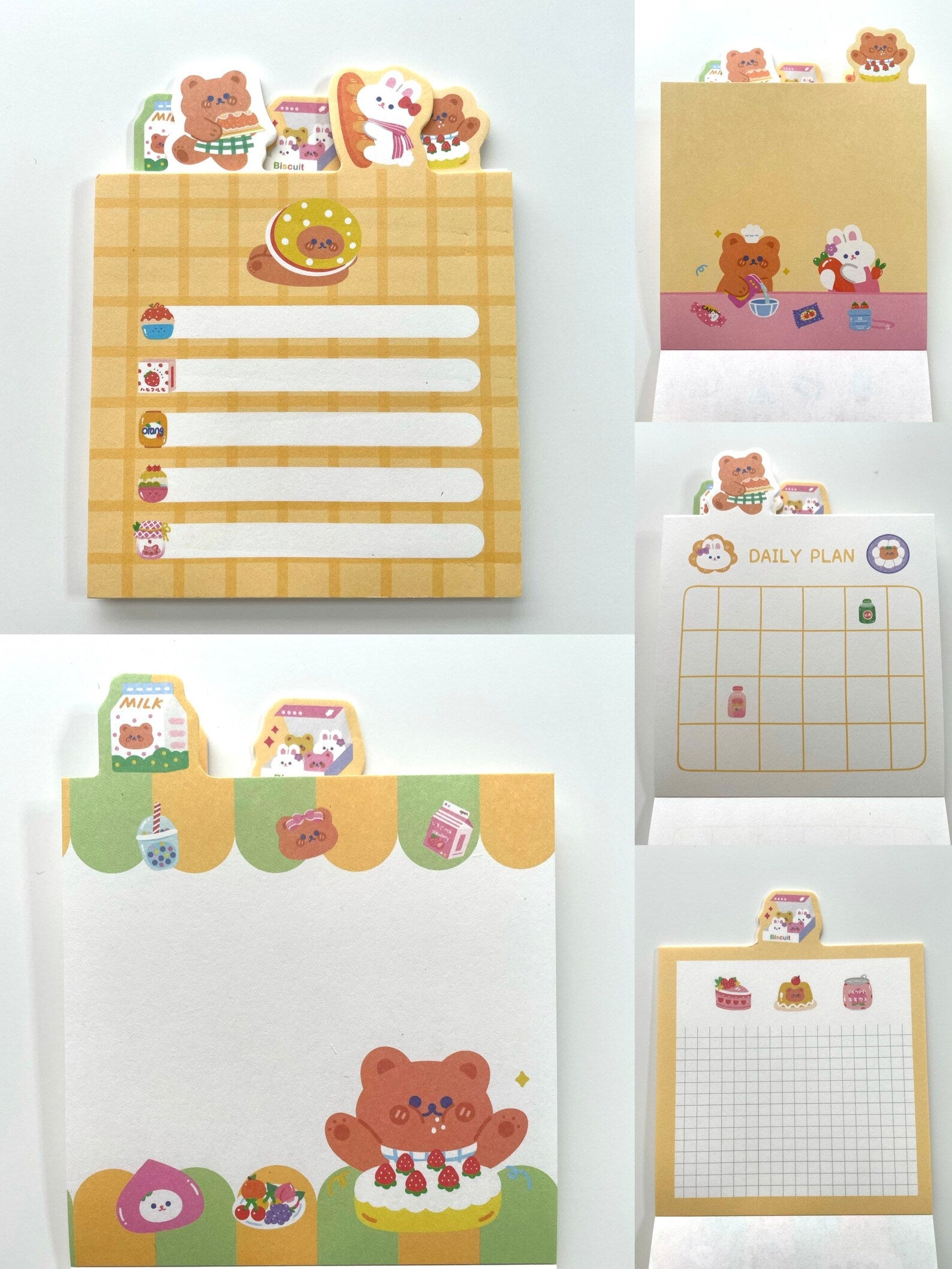Kawaii Bear Notepad
