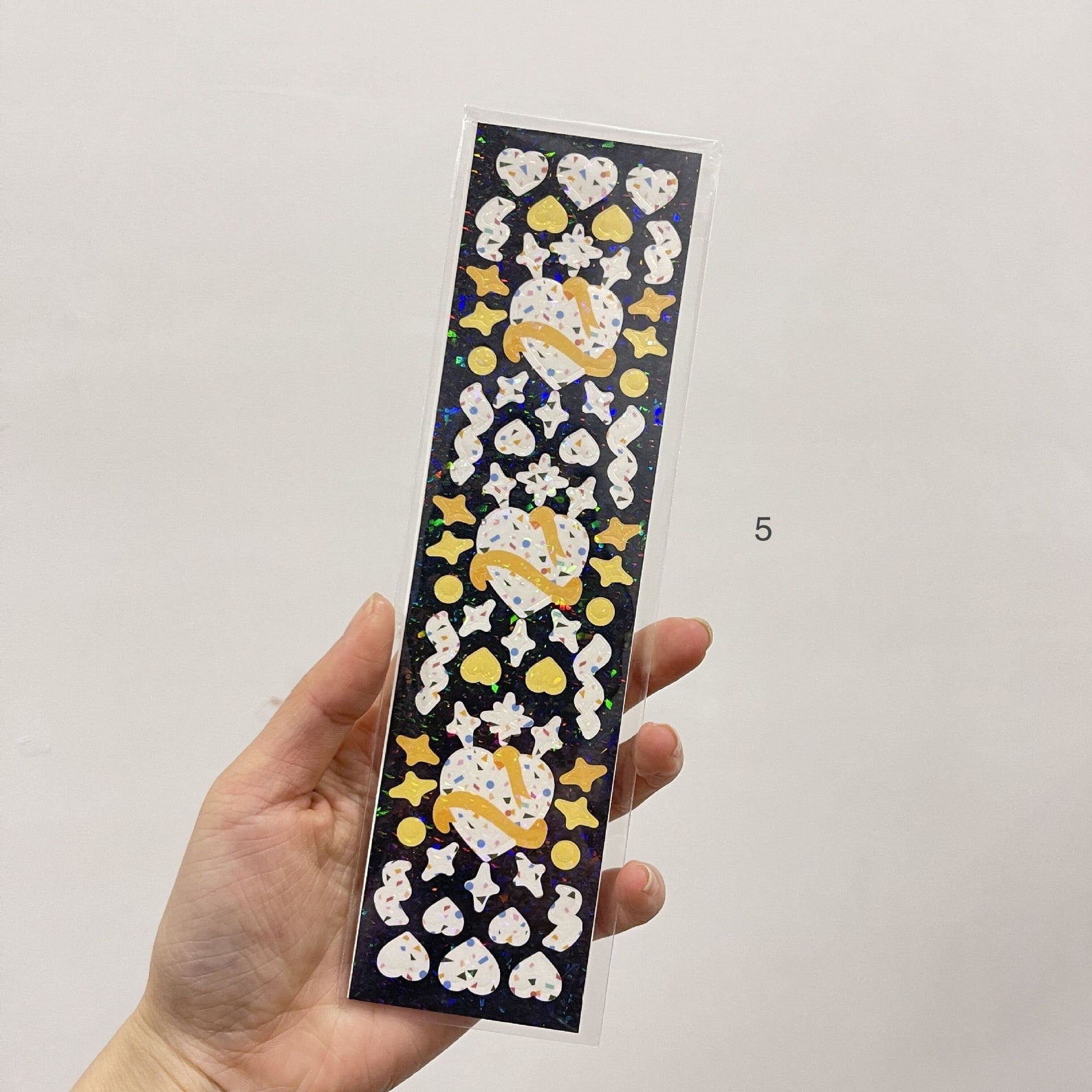 Heart & Ribbon Sticker Sheet