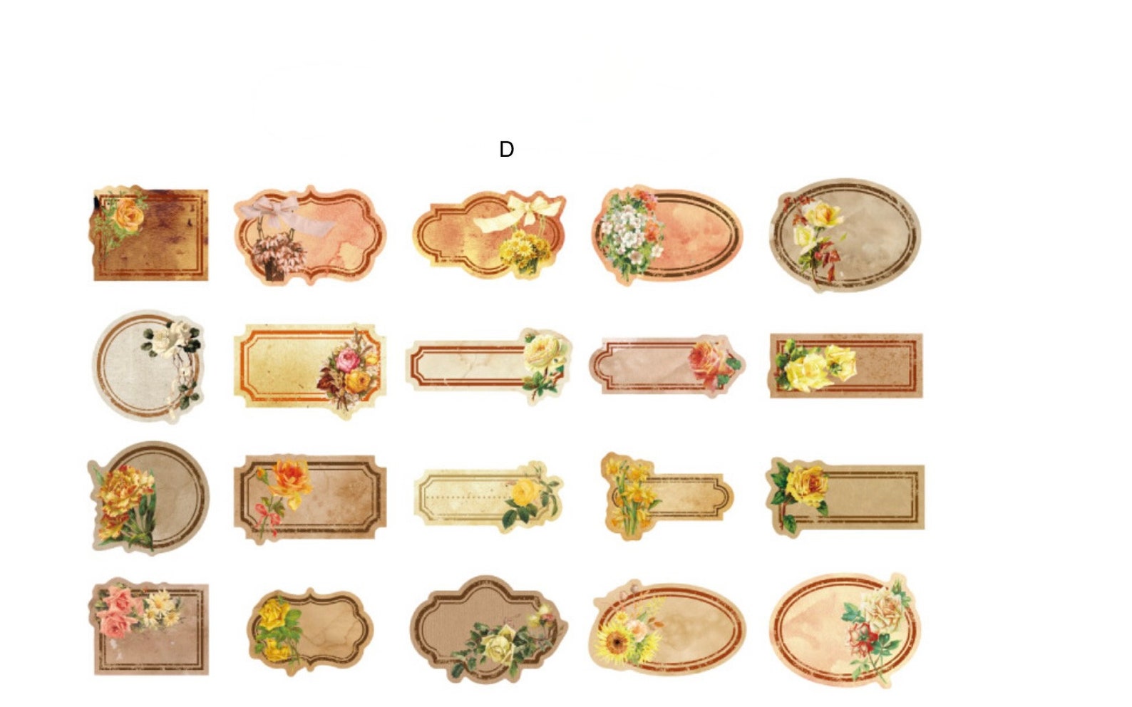 Flower Frame Sticker