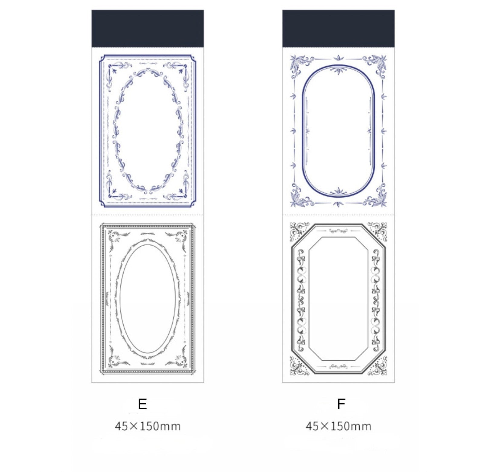 Retro Style Frame Non-Sticky Notepad