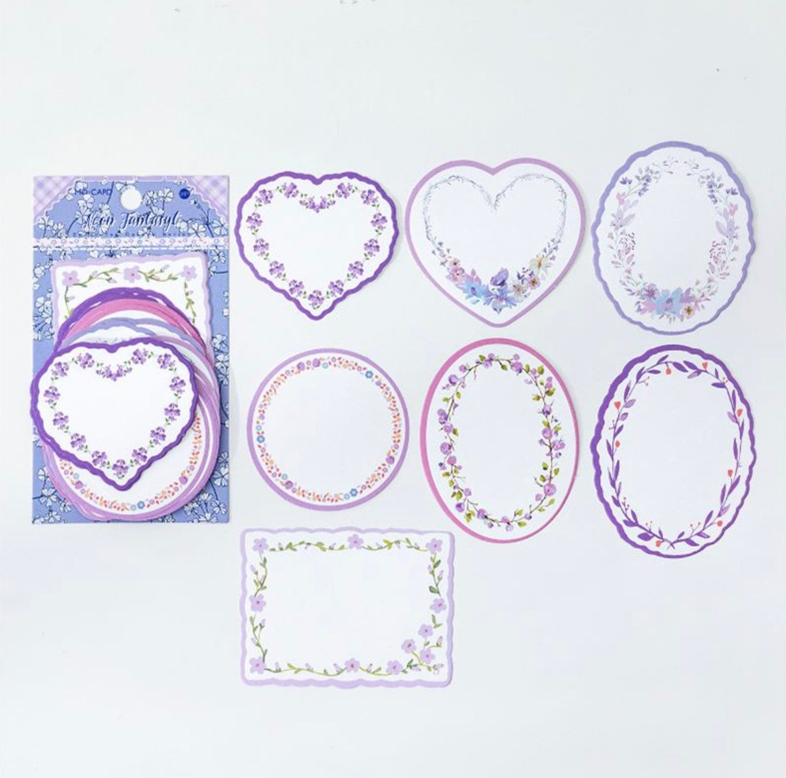 Flower Frame Note Paper