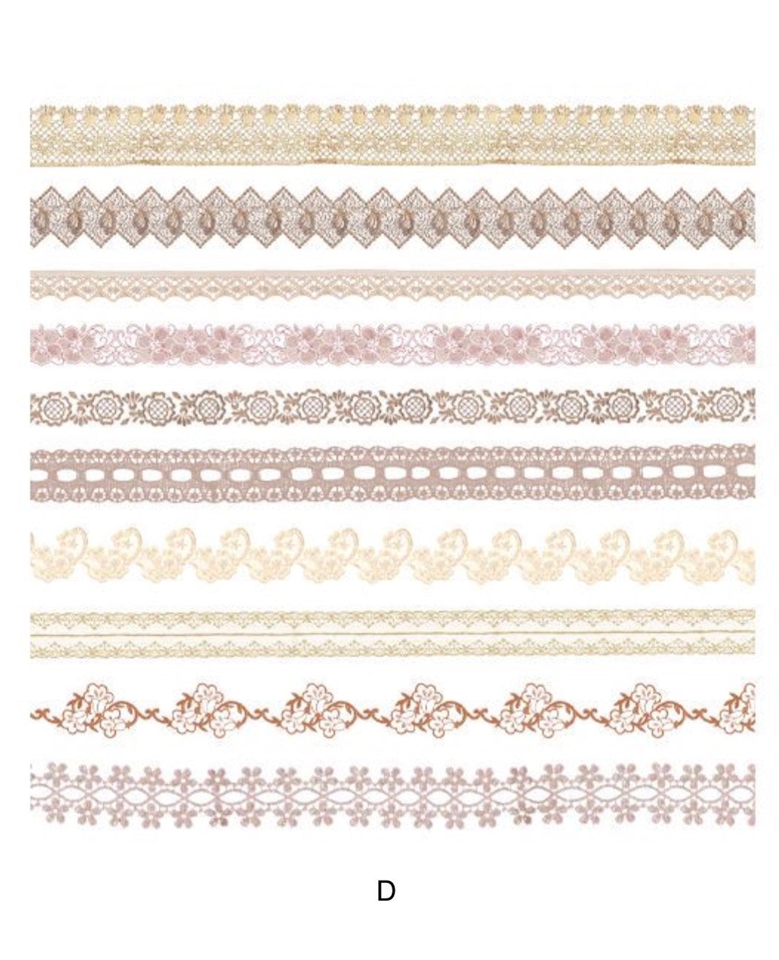 Lace Border Sticker Pack