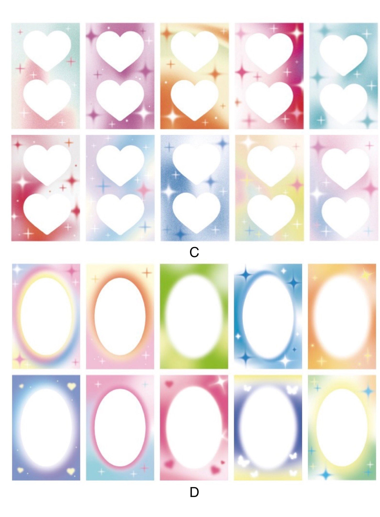 Photo Frame Deco Sticker Set