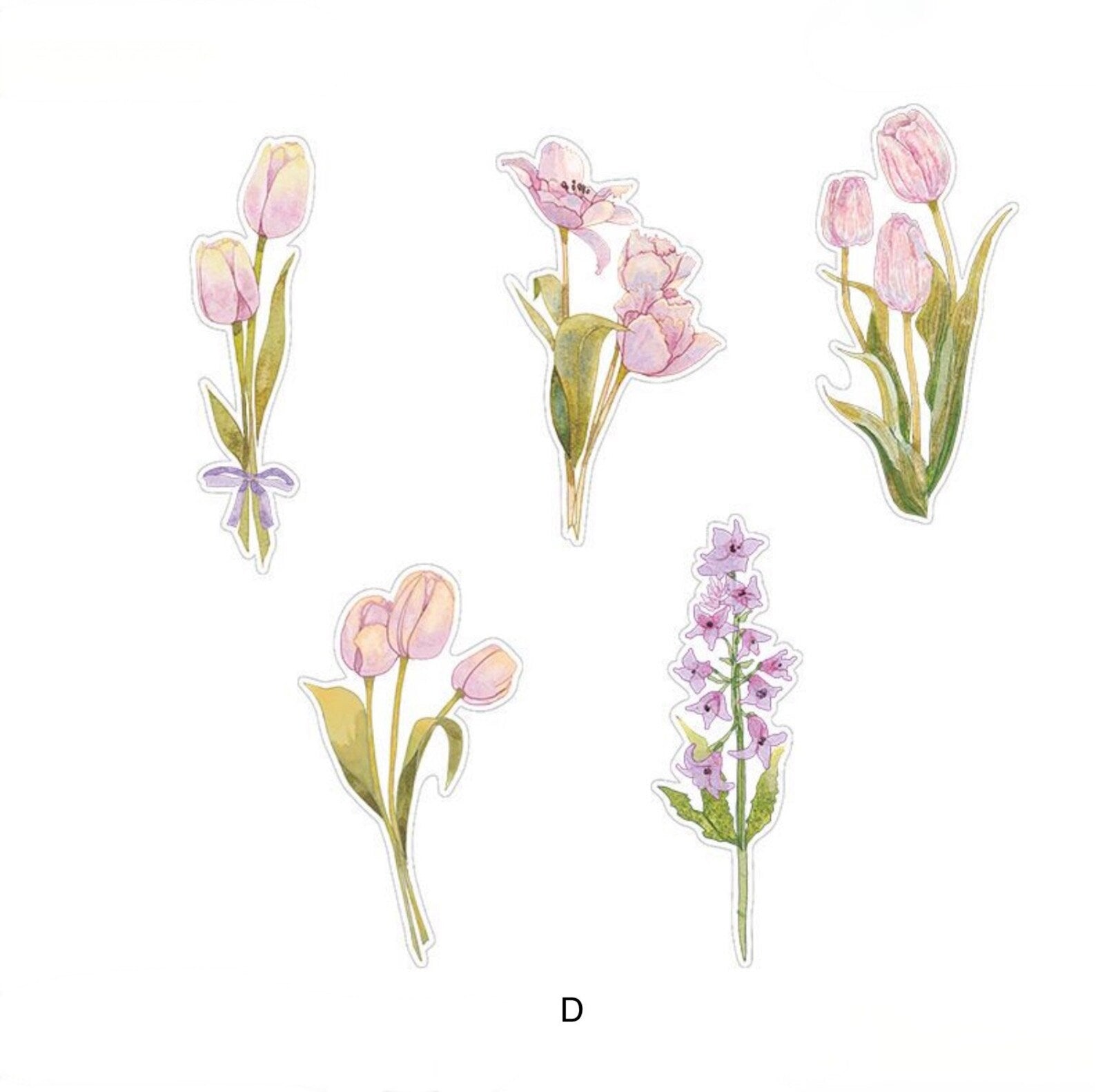 PET Flower Sticker Pack