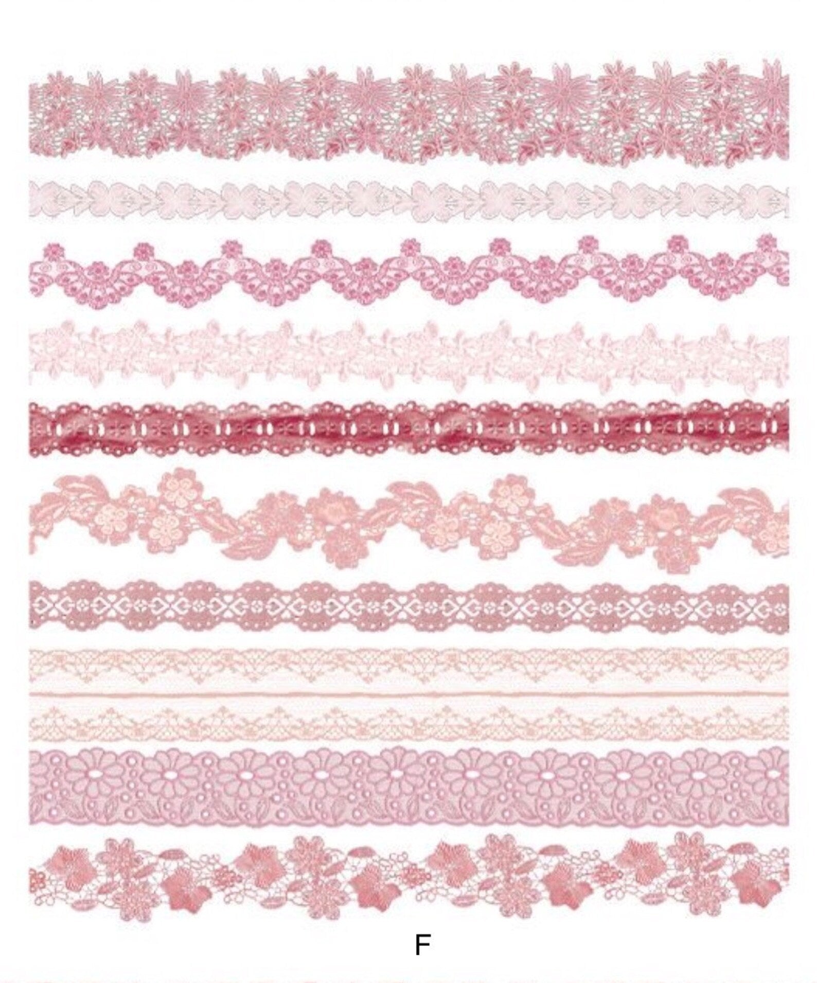 Lace Border Sticker Pack