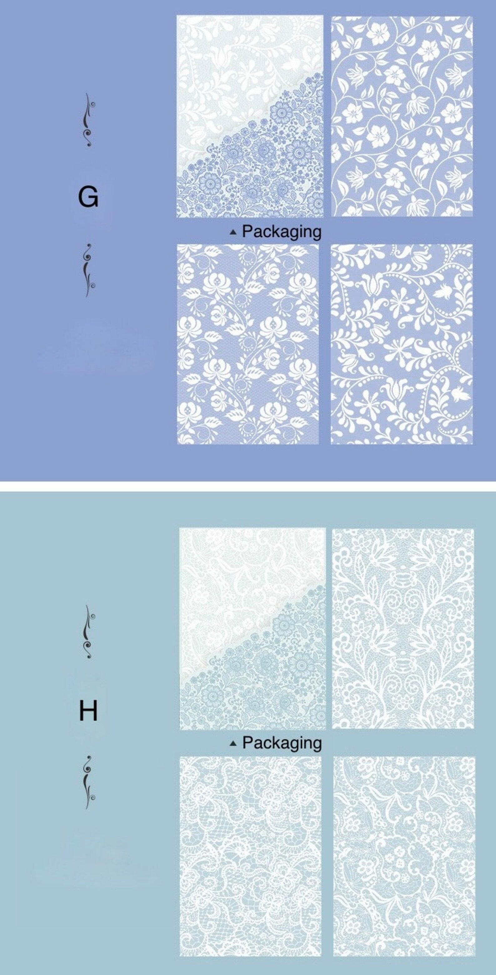 PET Lace Sticker Sheet