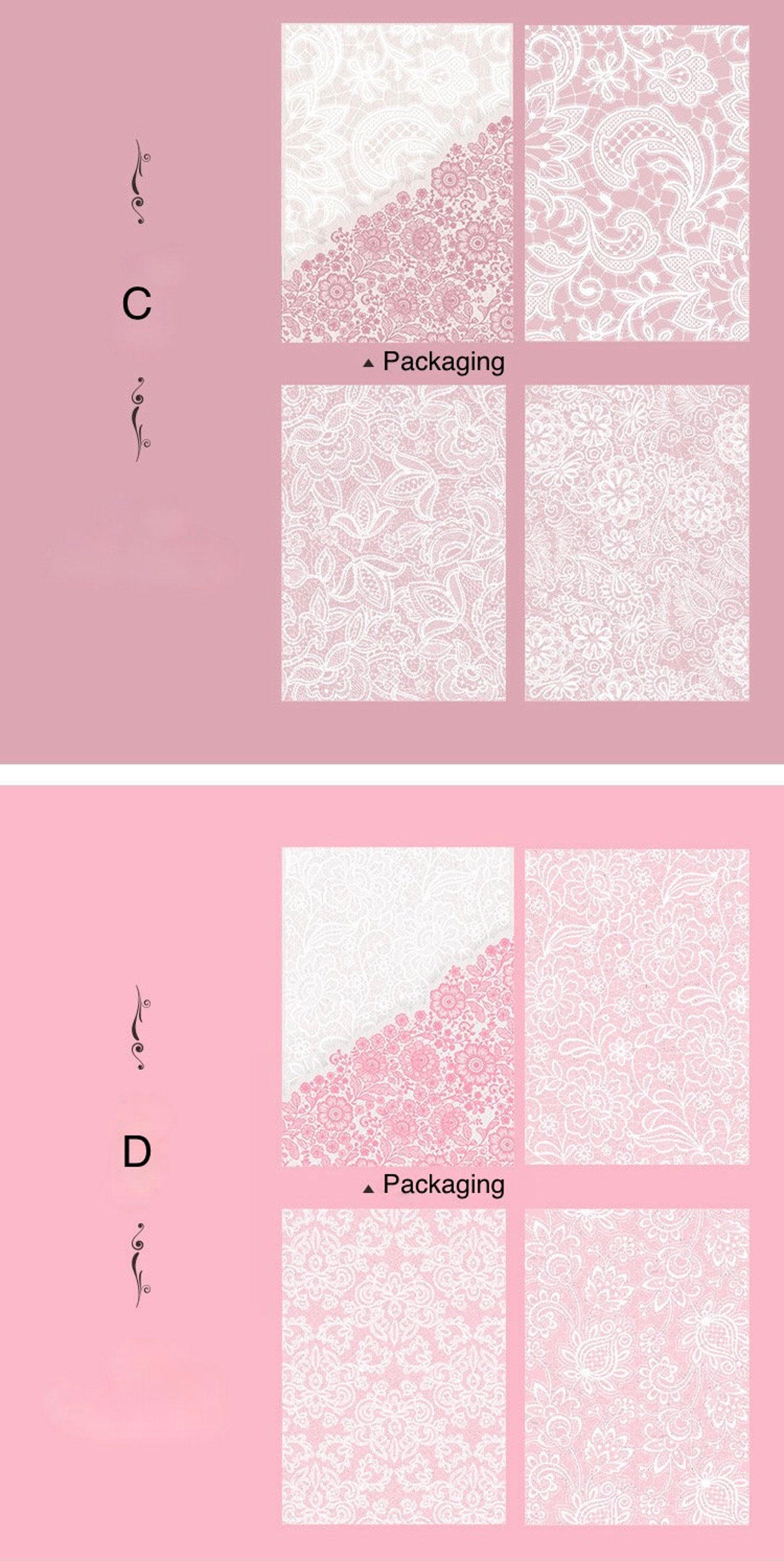 PET Lace Sticker Sheet