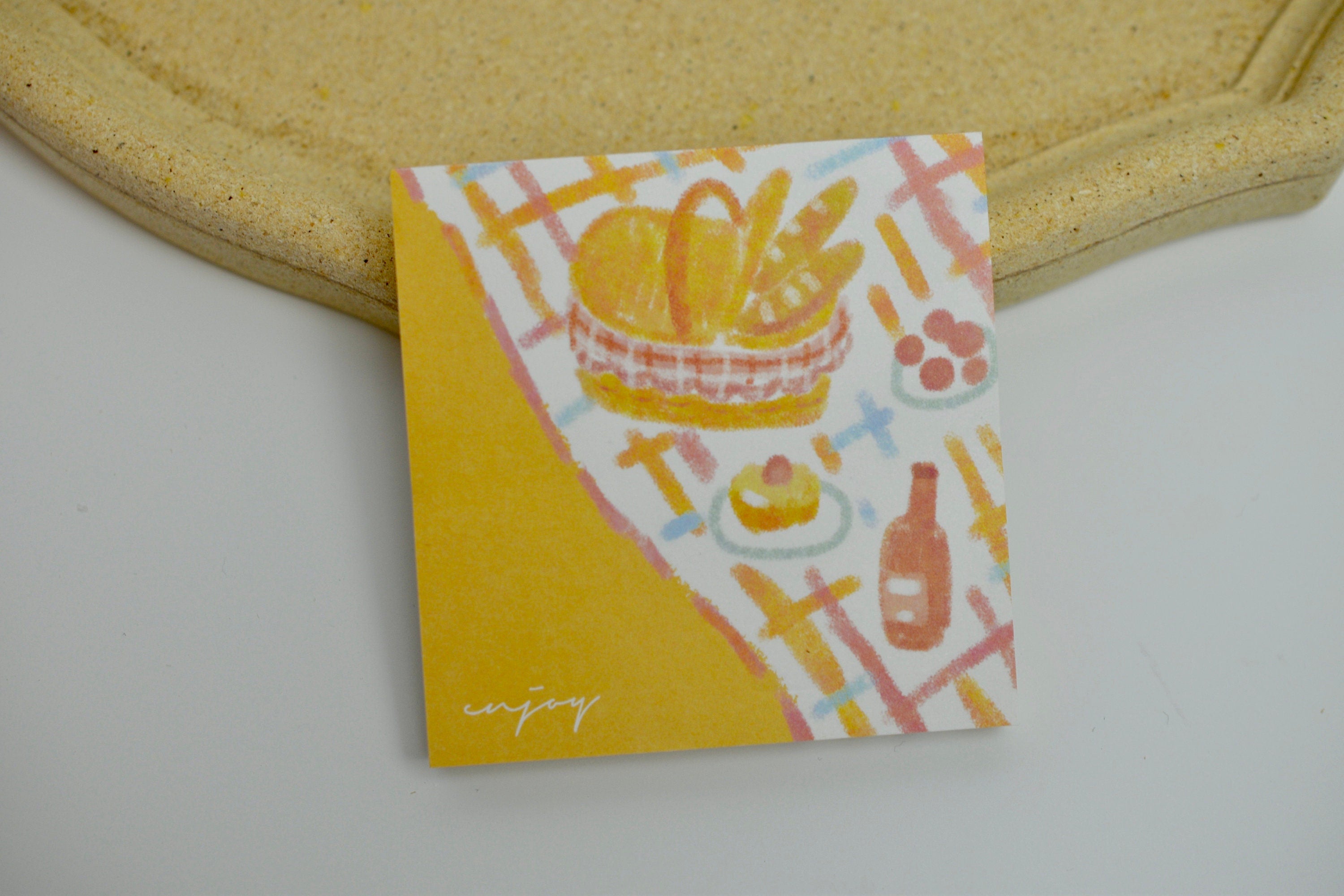 Non-sticky Picnic Memo Pad