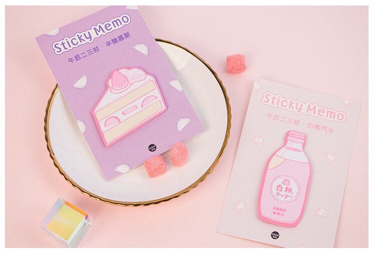 Desserts Sticky Memo Pad