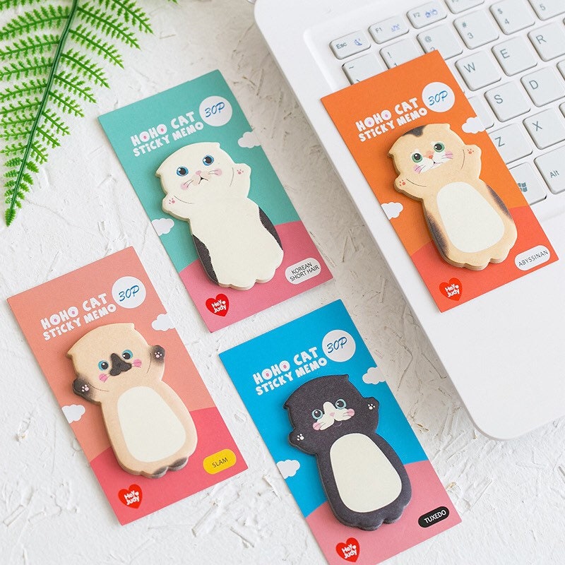 Cat Sticky Memo Pad