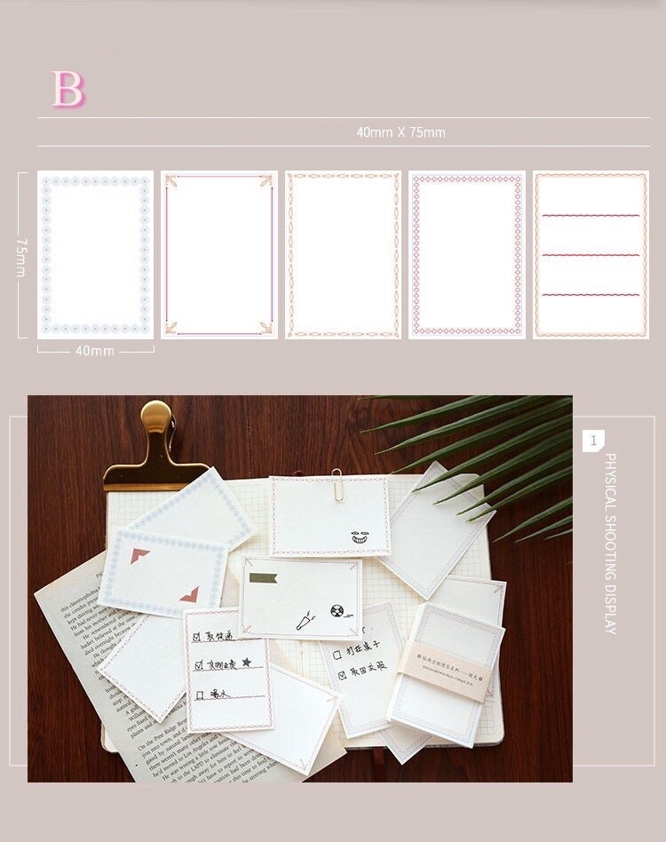 Vintage Style Frame Paper