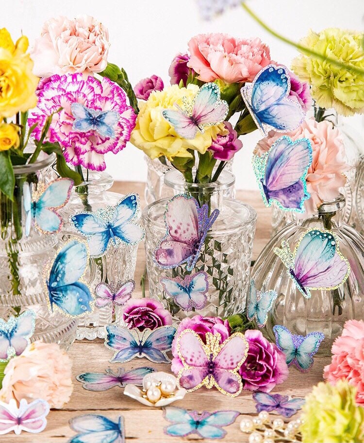 Sparkle Petals Stickers