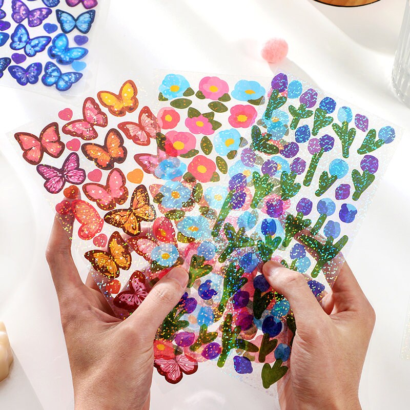 Butterfly & Firework Sticker Sheet
