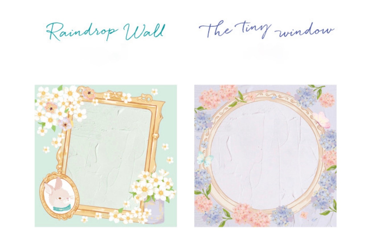 Non-Sticky Frame Memo Pad