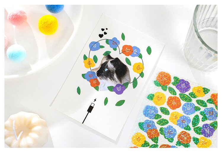 Butterfly & Firework Sticker Sheet