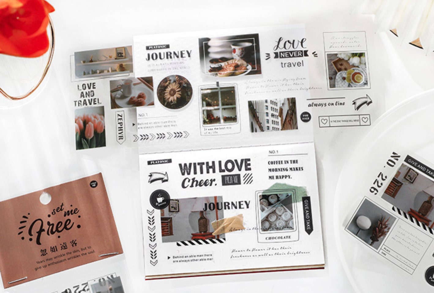 PET Journal Decor Sticker Sheet