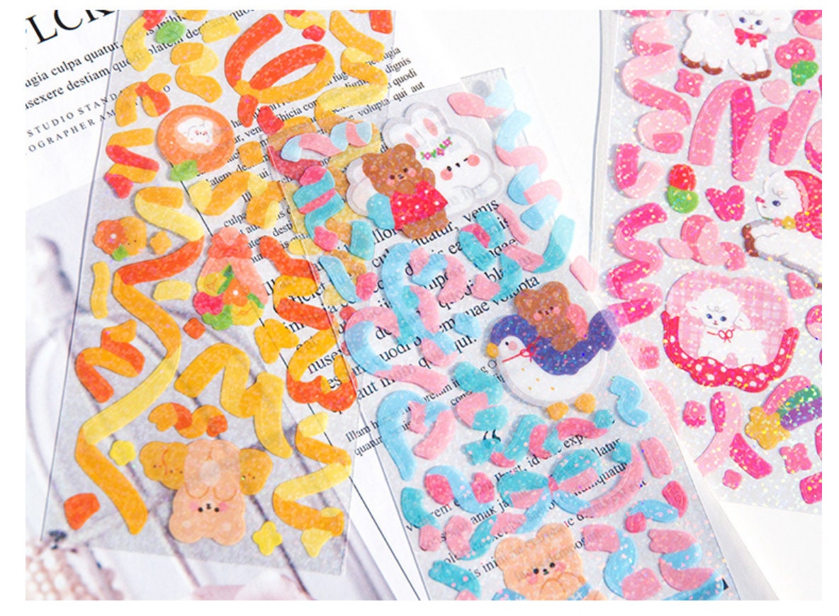 Ribbon Deco Stickers