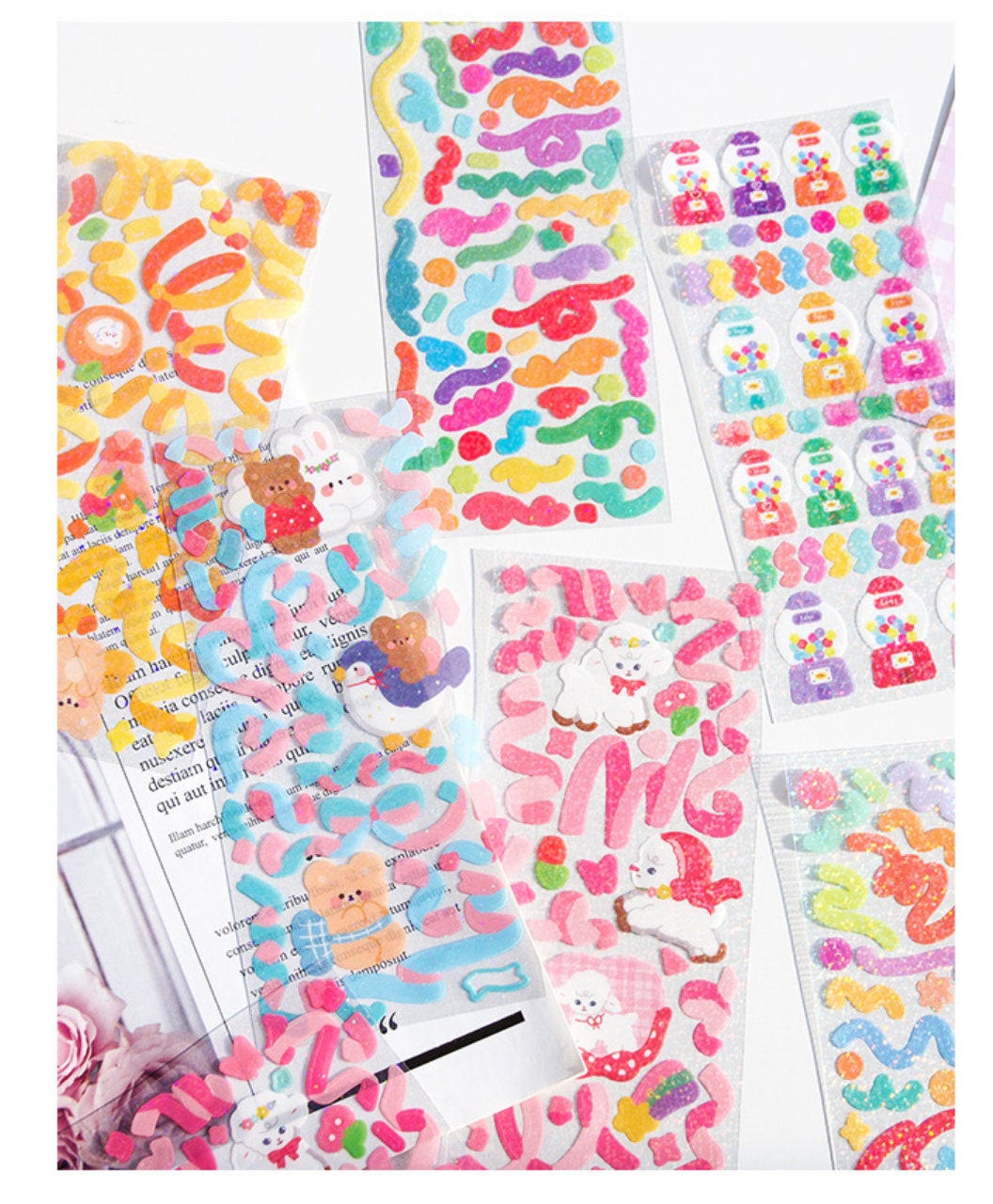 Ribbon Deco Stickers